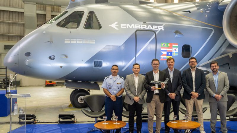 Embraer presents KC-390 Millennium demonstrator aircraft with new visual identity