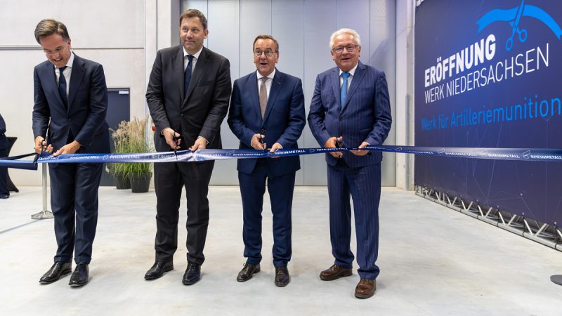 Rheinmetall Opens New Ammunition factory